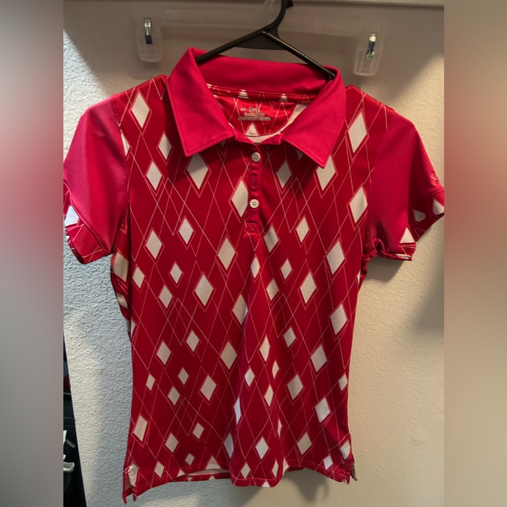 Ladies Under Armor Collared Golf Shirt